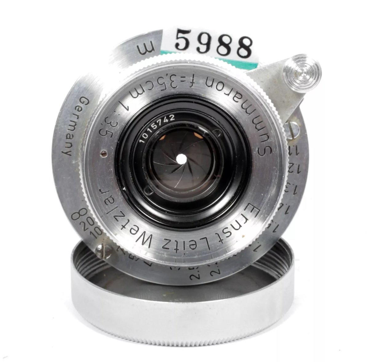 Leica Leitz Summaron LTM 35mm 3.5cm F3.5 lens (#5988) | CatLABS Leica Leitz Summaron LTM 35mm 3.5cm F3.5 lens (#5988) | CatLABS